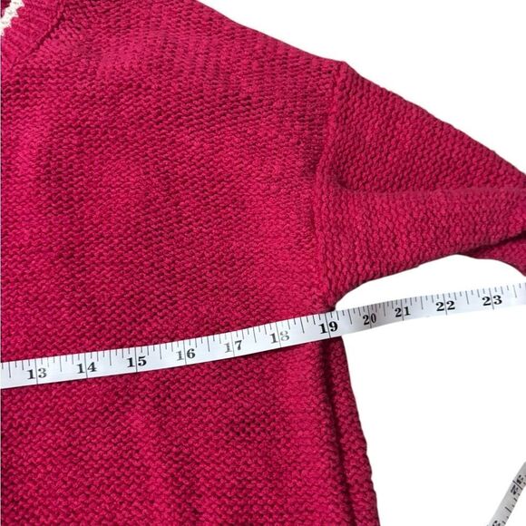 [J. Crew] Pink Tipped Beach Pullover Sweater - Picture 4 of 6